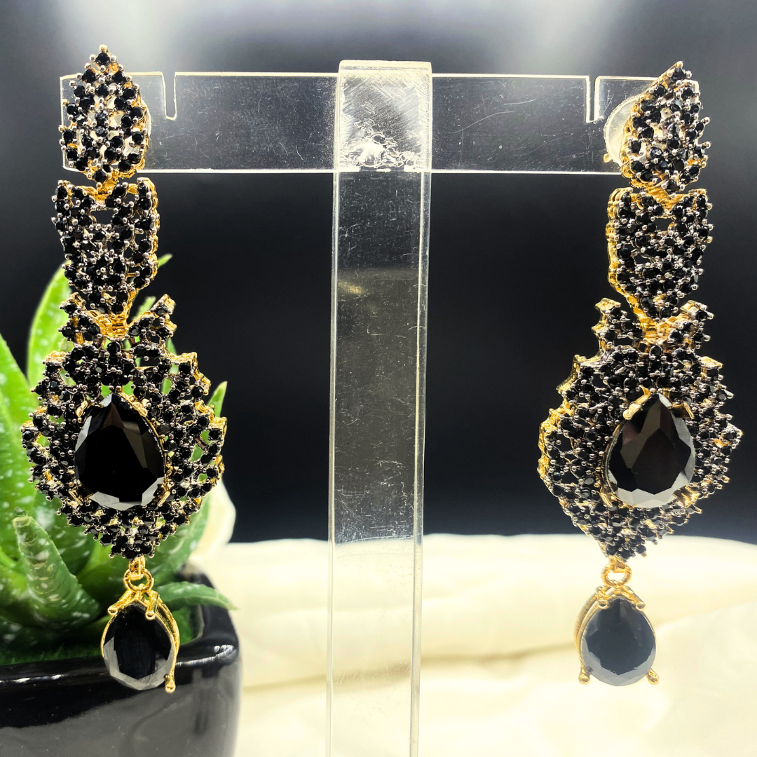 Earrings - Goldplated Zarkon - Handmade